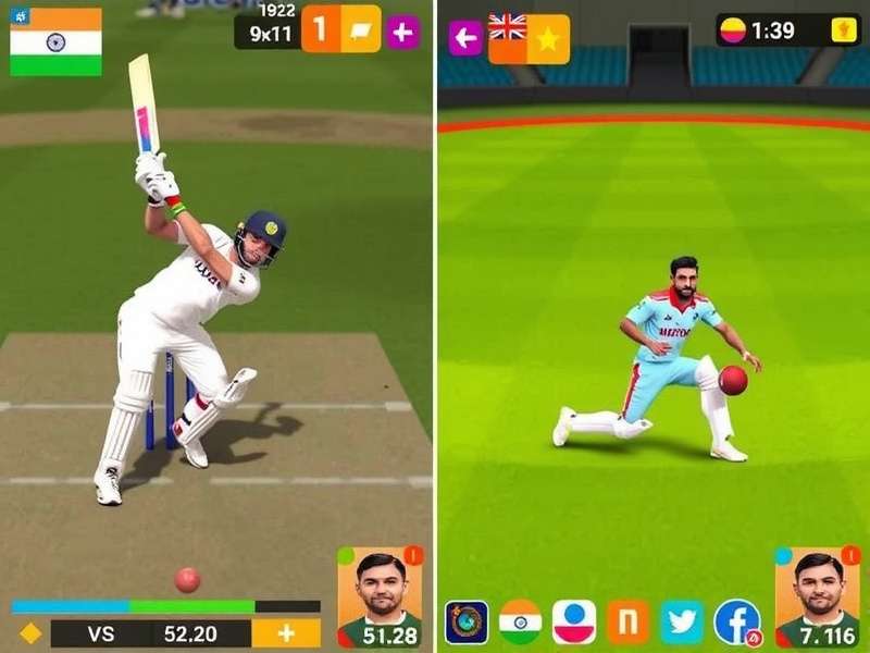 Indian Sports Fusion gameplay showing cricket and kabaddi modes